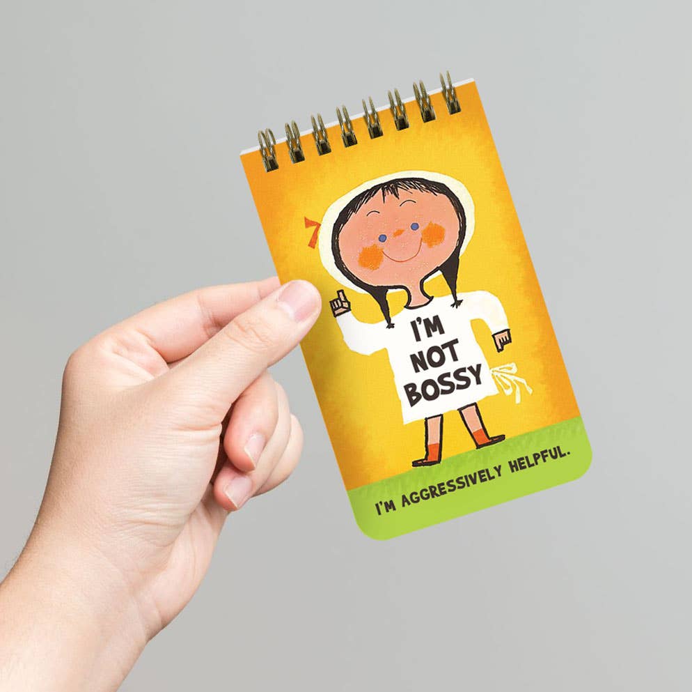 I’m Not Bossy. I’m Aggressively Helpful - 3x5 Memo Notepad - The Regal Find