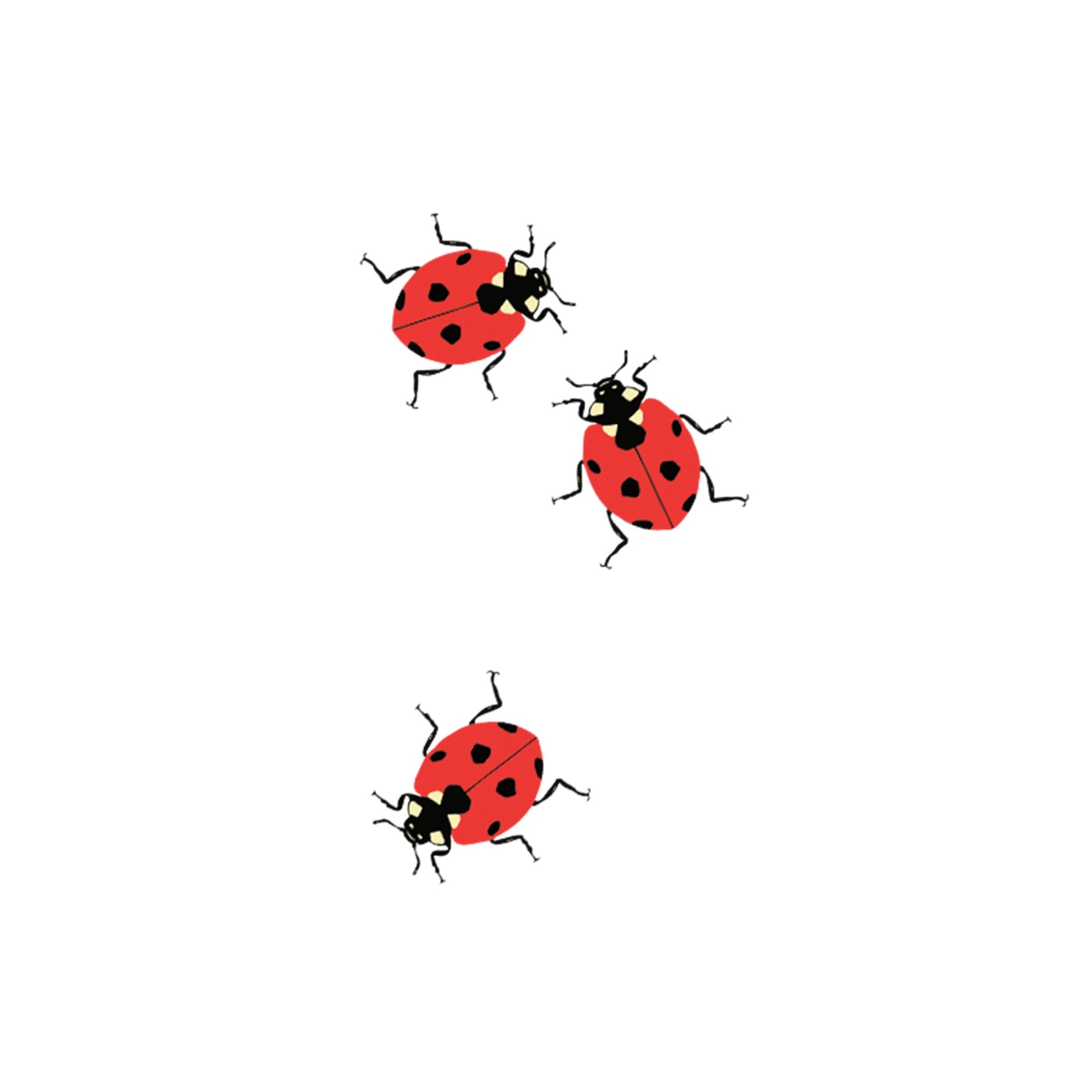 Ladybugs Tattoo Pair - The Regal Find