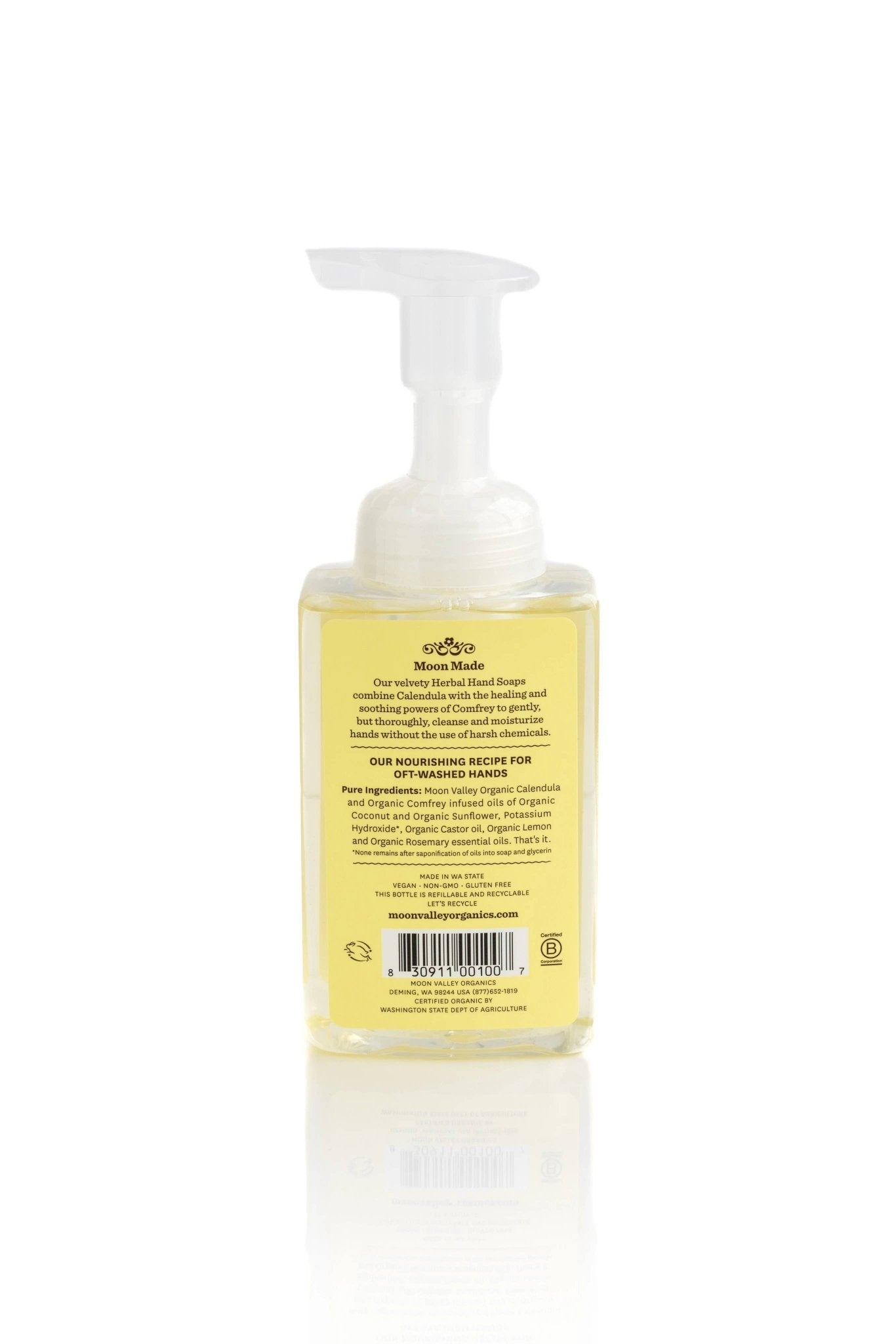 Lemon Rosemary Foaming Herbal Hand Soap - The Regal Find