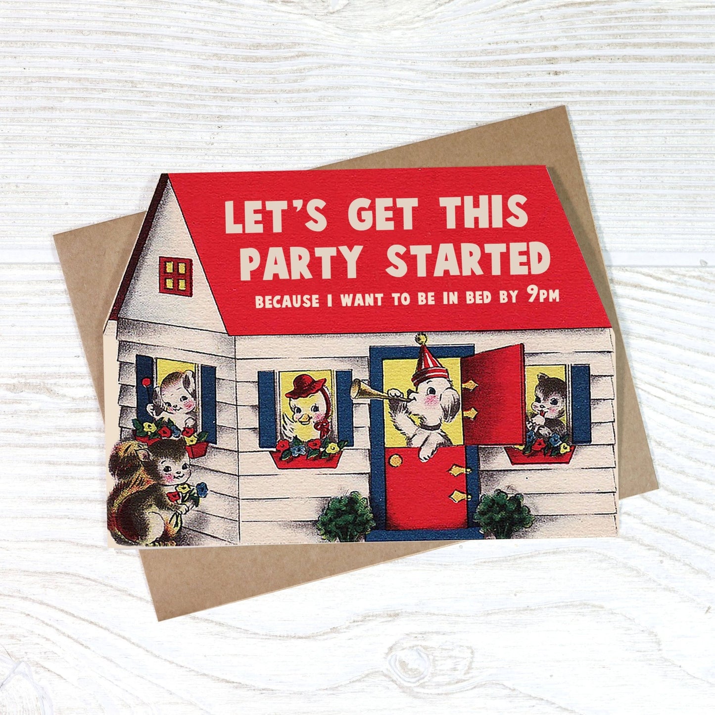 Let's Get This Party Started - Funny Birthday Card - The Regal Find