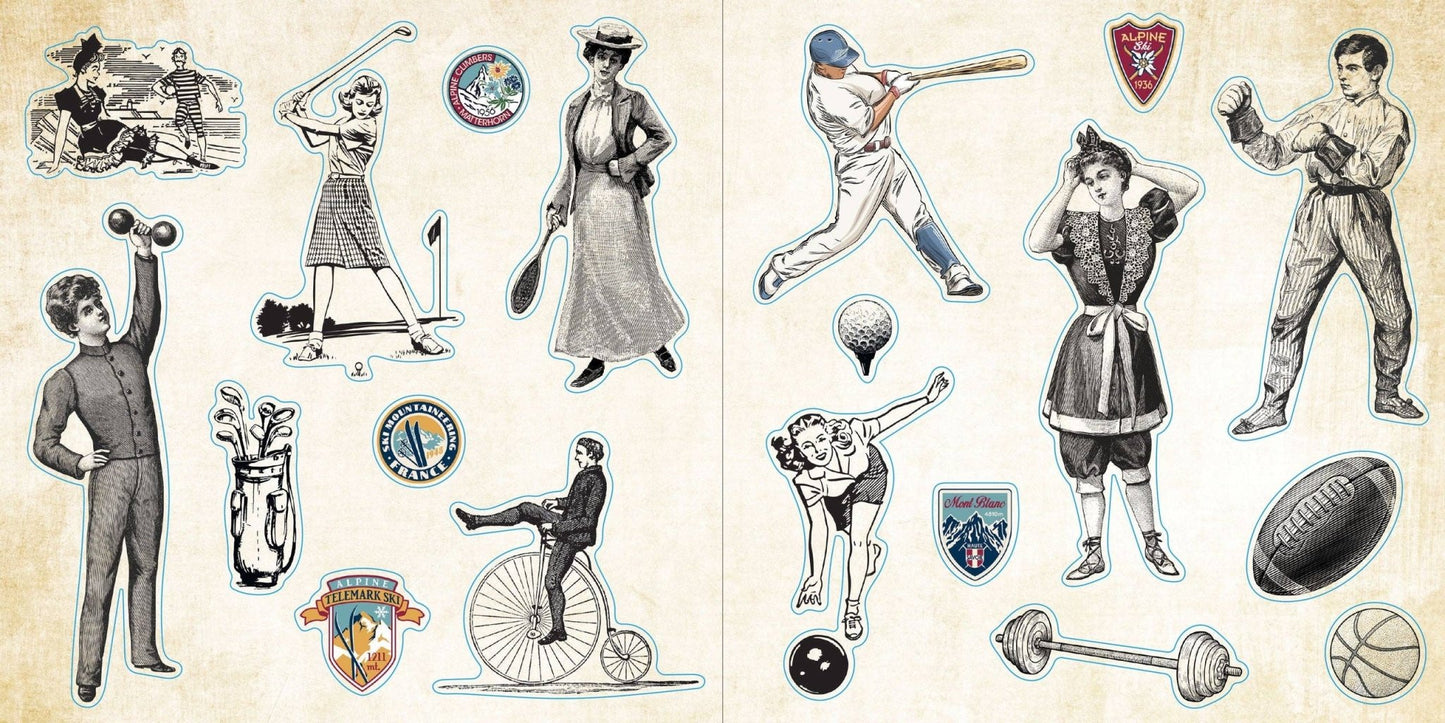 Loads of Ephemera Sticker Book (580 stickers) - The Regal Find