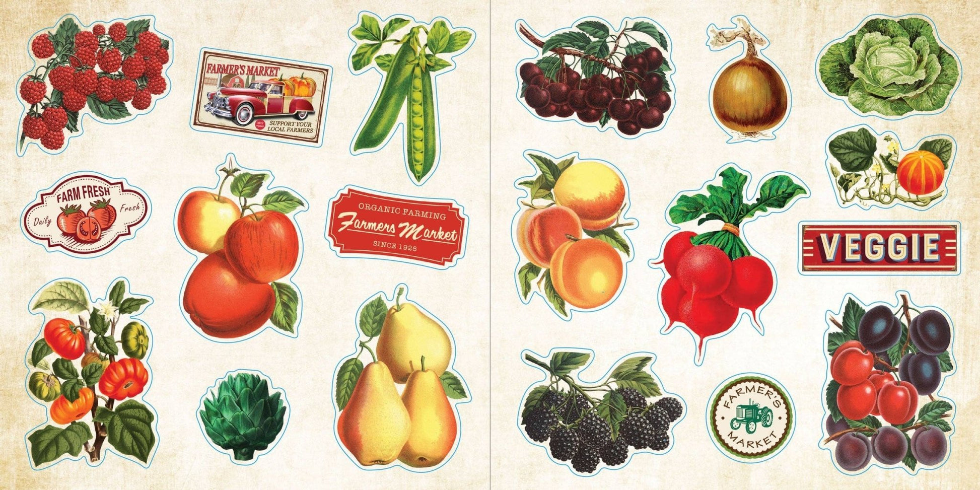 Loads of Ephemera Sticker Book (580 stickers) - The Regal Find