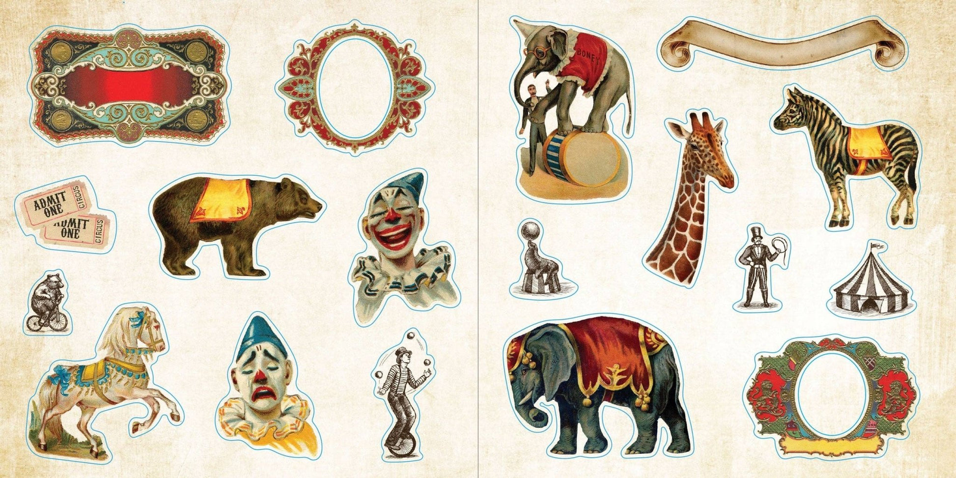 Loads of Ephemera Sticker Book (580 stickers) - The Regal Find