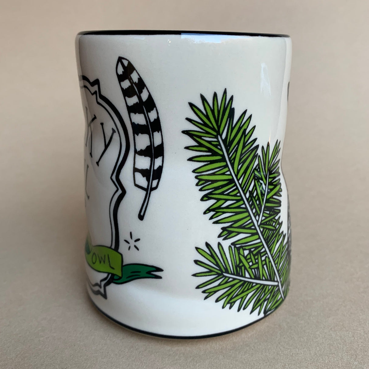 Lucky Great Horned Owl Cup - XLarge - The Regal Find