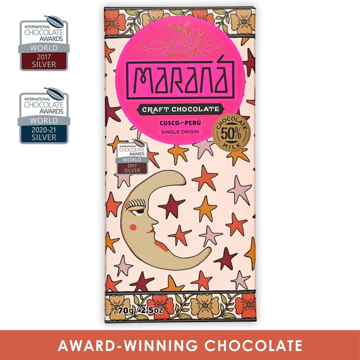 Maraná Milk Chocolate Bar Cusco 50% (Peruvian Chocolate) - The Regal Find