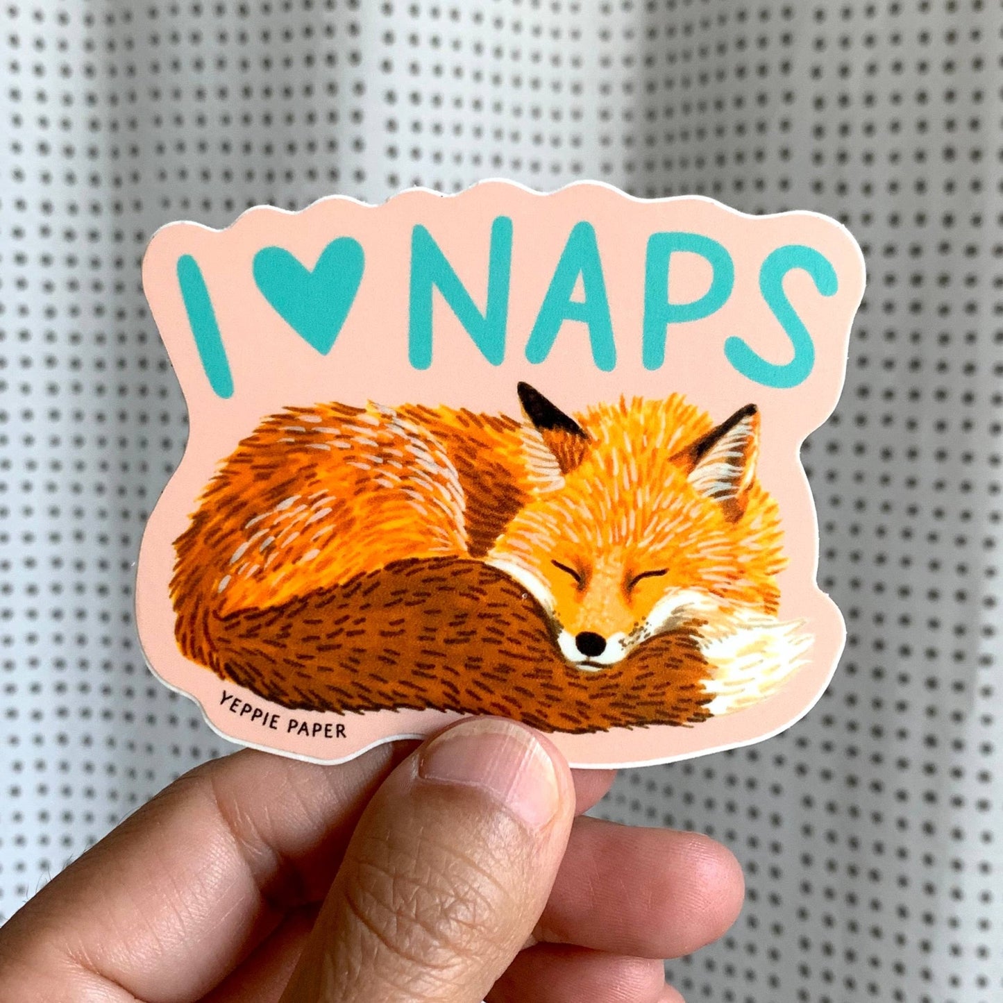 Napping Fox Sticker - The Regal Find