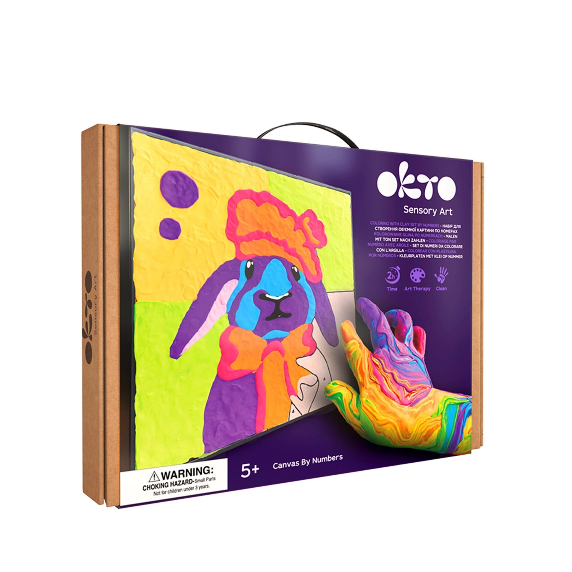 OKTO Clay by Numbers Kits: Panda - The Regal Find