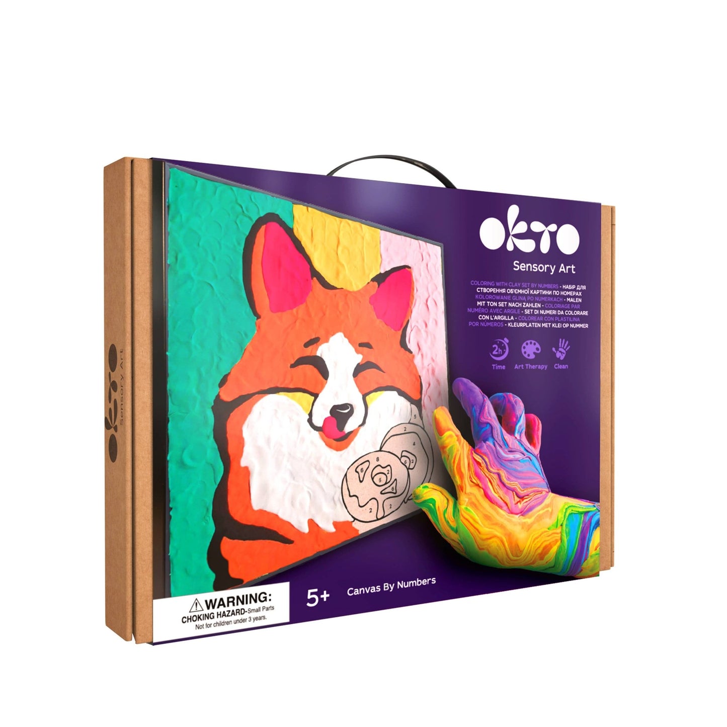 OKTO Clay by Numbers Kits: Raccoon - The Regal Find