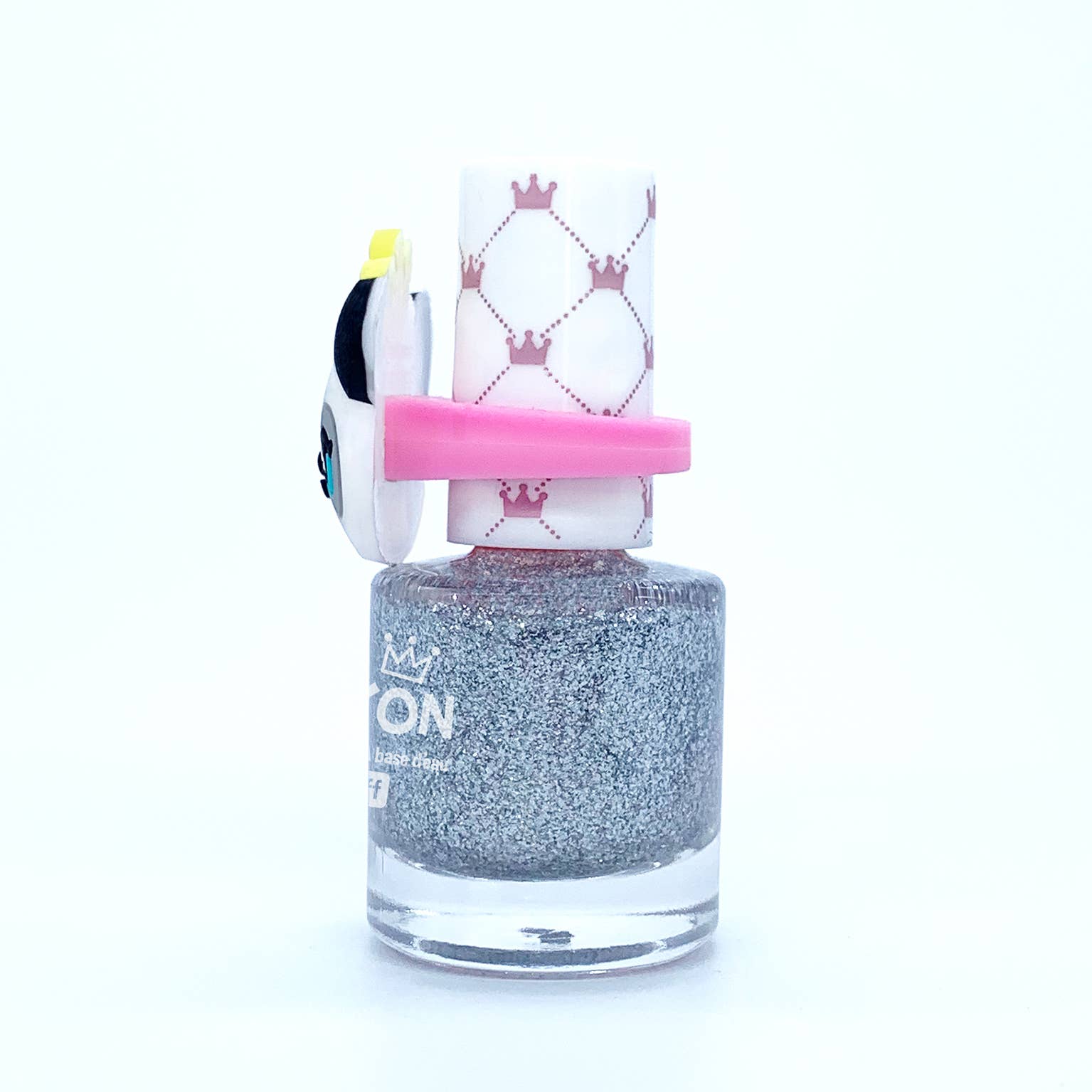 Panda Ring Nail Polish - Glitter Silver - The Regal Find
