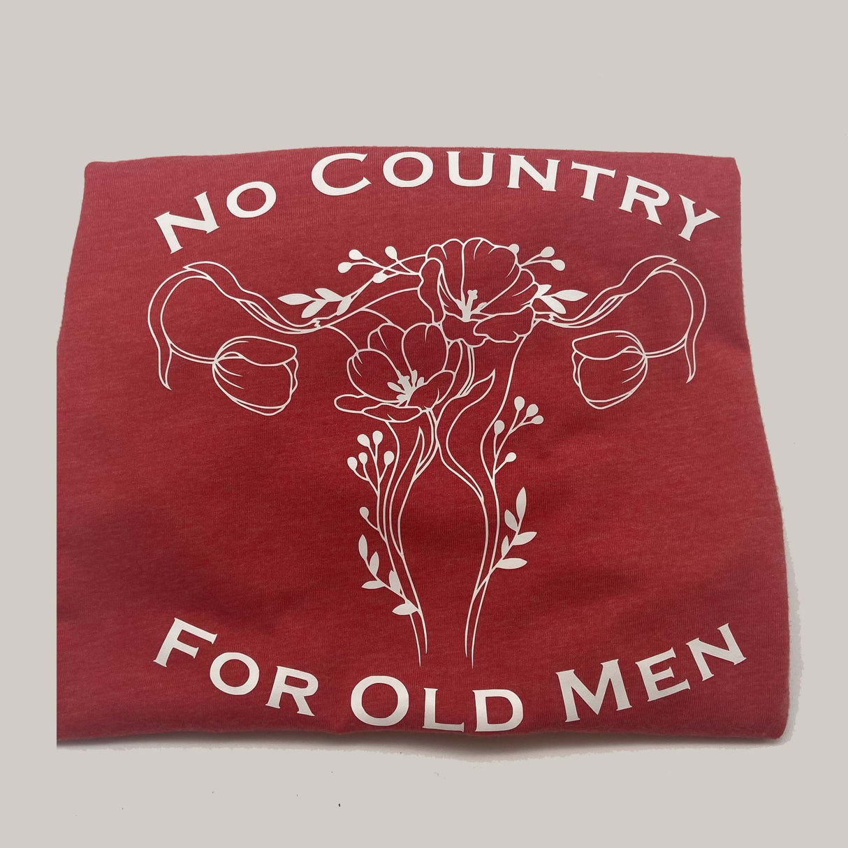 (RED) No Country for Old Man T-shirt - The Regal Find