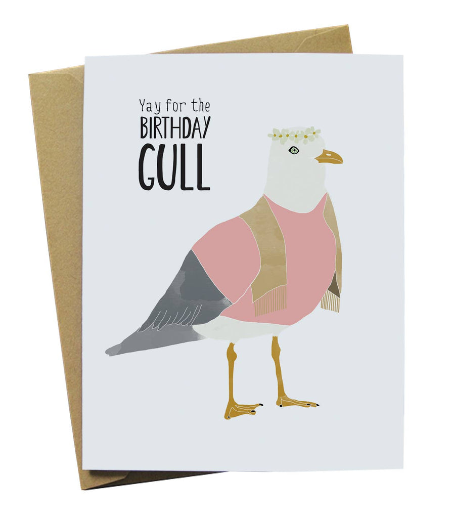 Seagull Birthday Card - The Regal Find