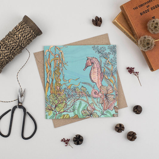Seahorse Greeting Card - The Regal Find