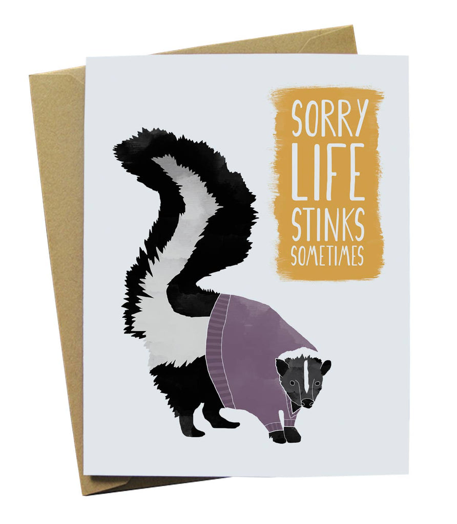 Skunk Sympathy Card - The Regal Find