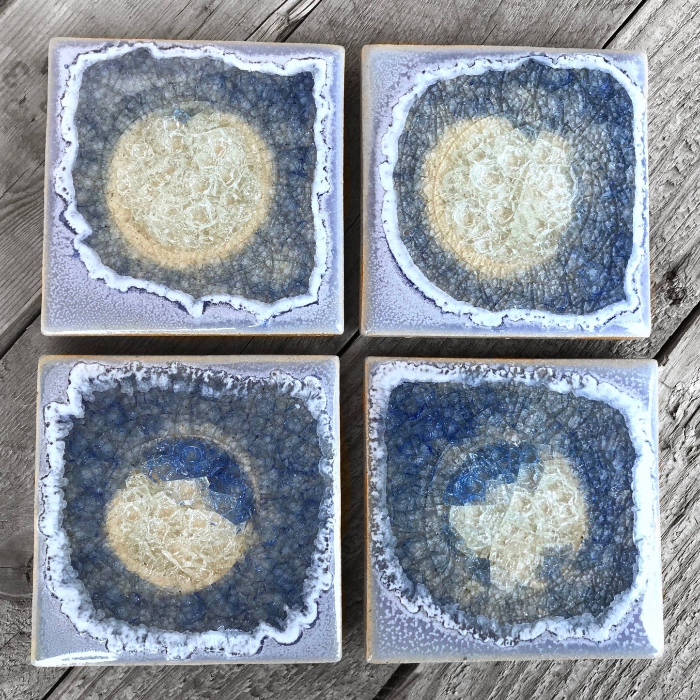 Square Coaster - Periwinkle - Individual Coaster - The Regal Find