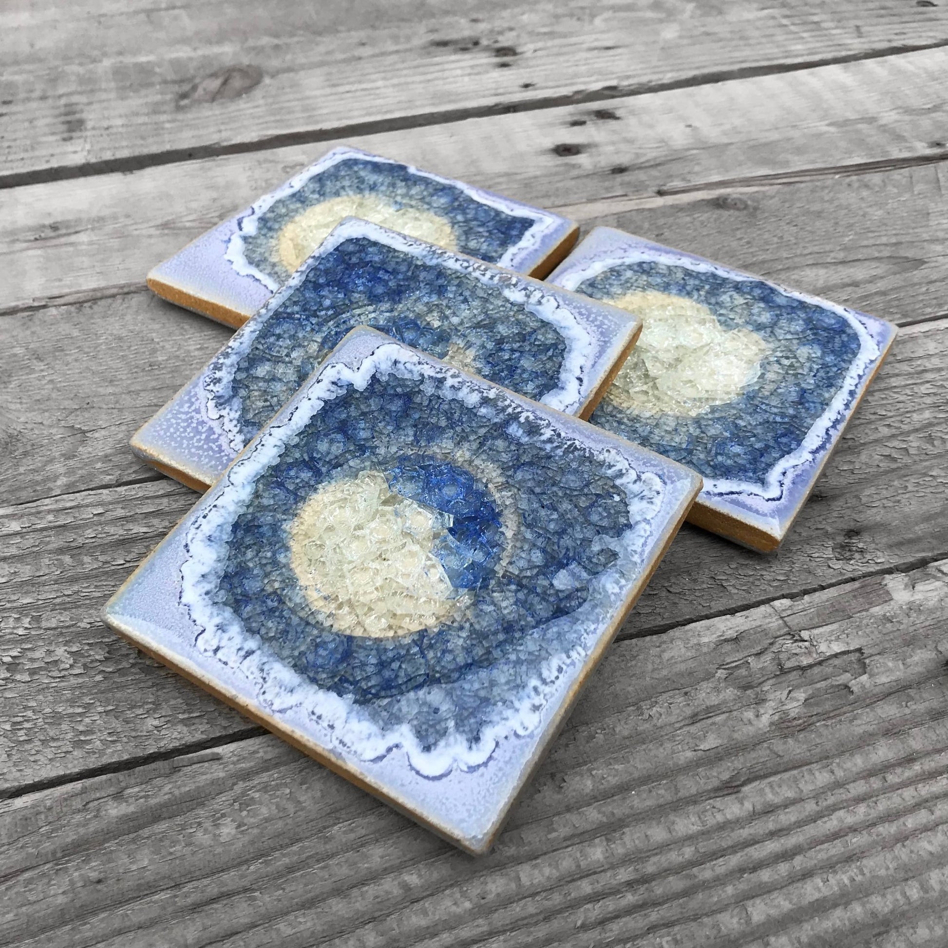 Square Coaster - Periwinkle - Individual Coaster - The Regal Find