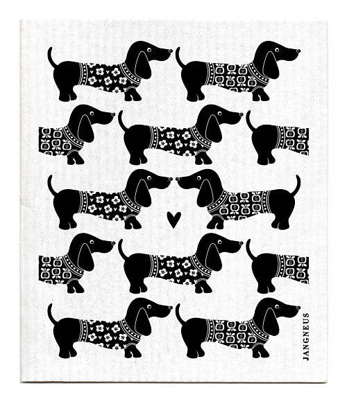 Swedish Dishcloth - Dax - Black - The Regal Find