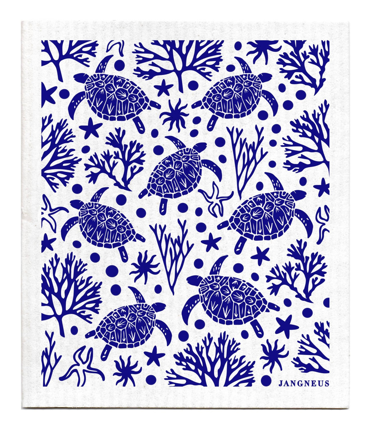 Swedish Dishcloth - Turtle - Blue: Blue - The Regal Find