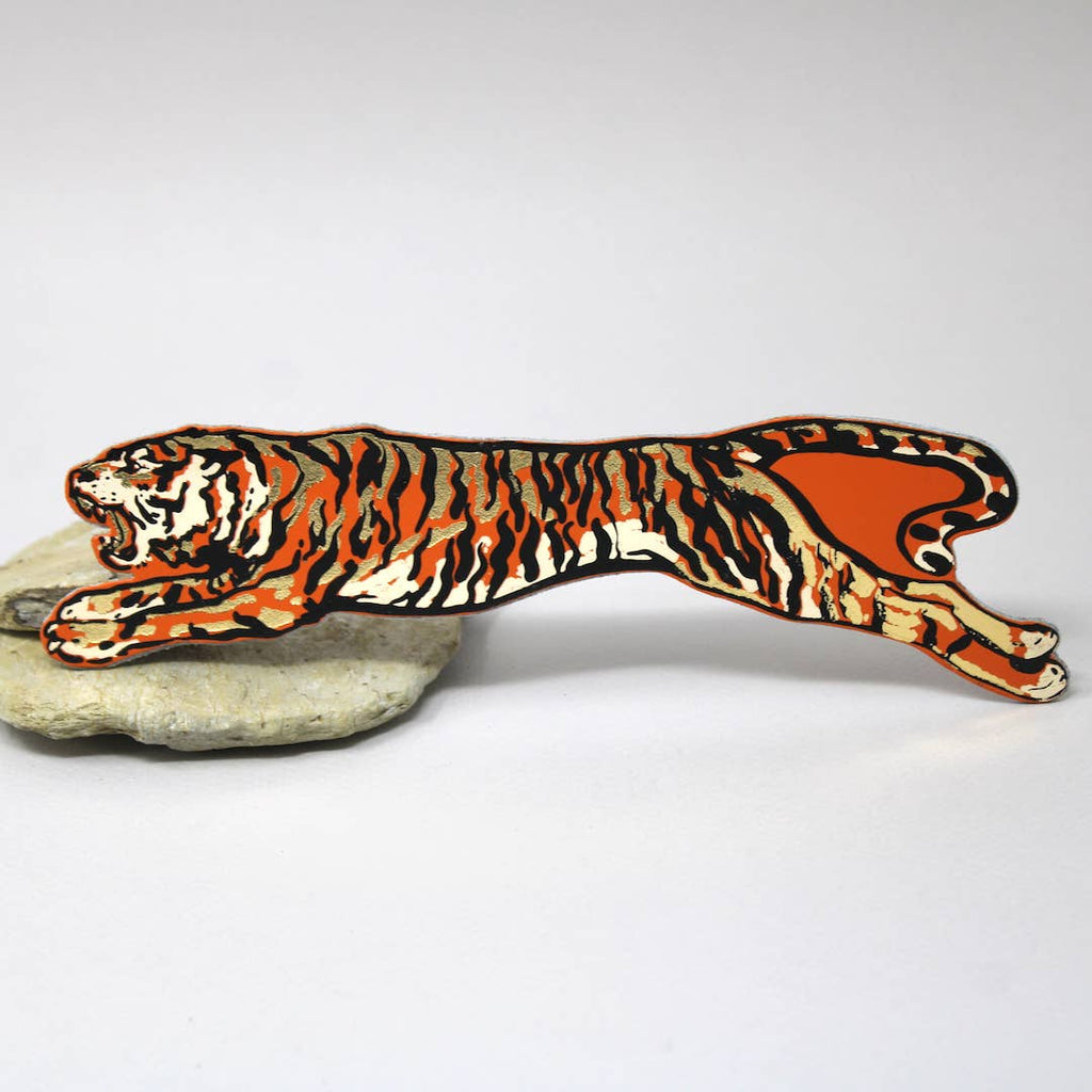 Tiger Bookmark: Hot Pink - The Regal Find