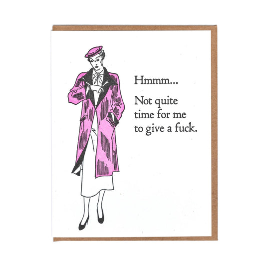 Time to Give Greeting Card - The Regal Find