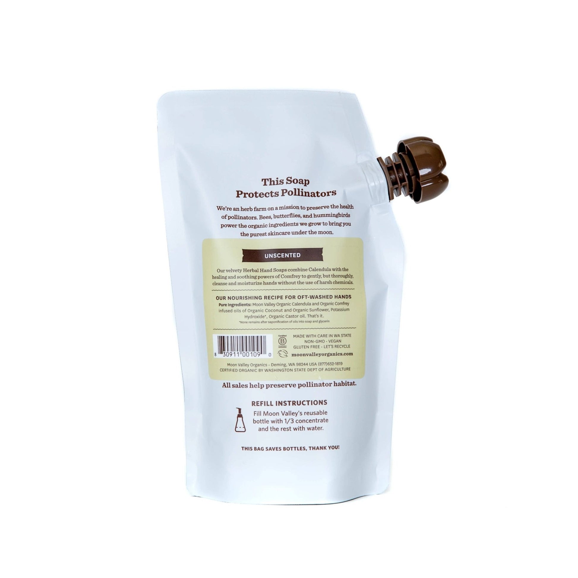 Unscented Foaming Herbal Hand Soap Concentrate - The Regal Find