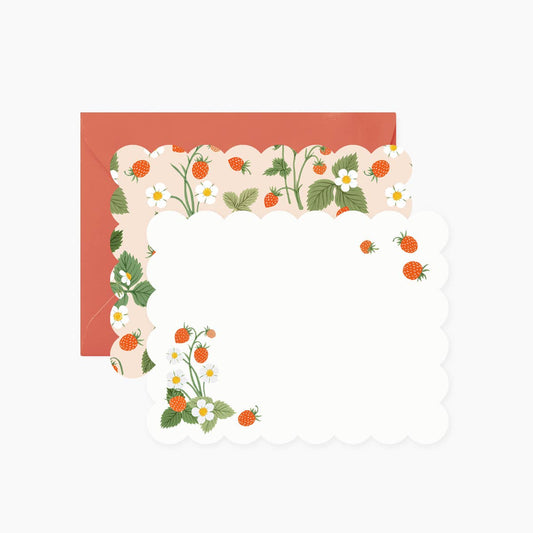 WILD STRAWBERRIES Notecards | Set of 4 - The Regal Find