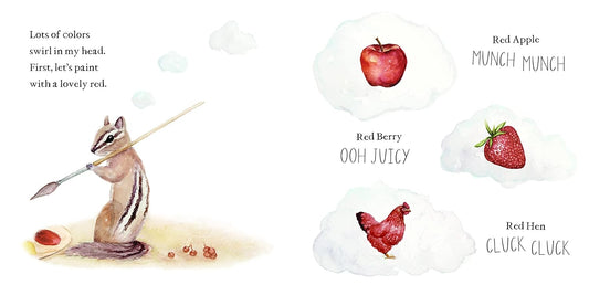 Wishy Washy: A Board Book of First Words and Colors for Growing Minds - The Regal Find