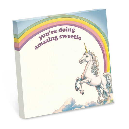 You're Doing Amazing - Funny Motivational Sticky Note Pad - The Regal Find