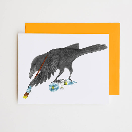Aurora Belle Raven Card