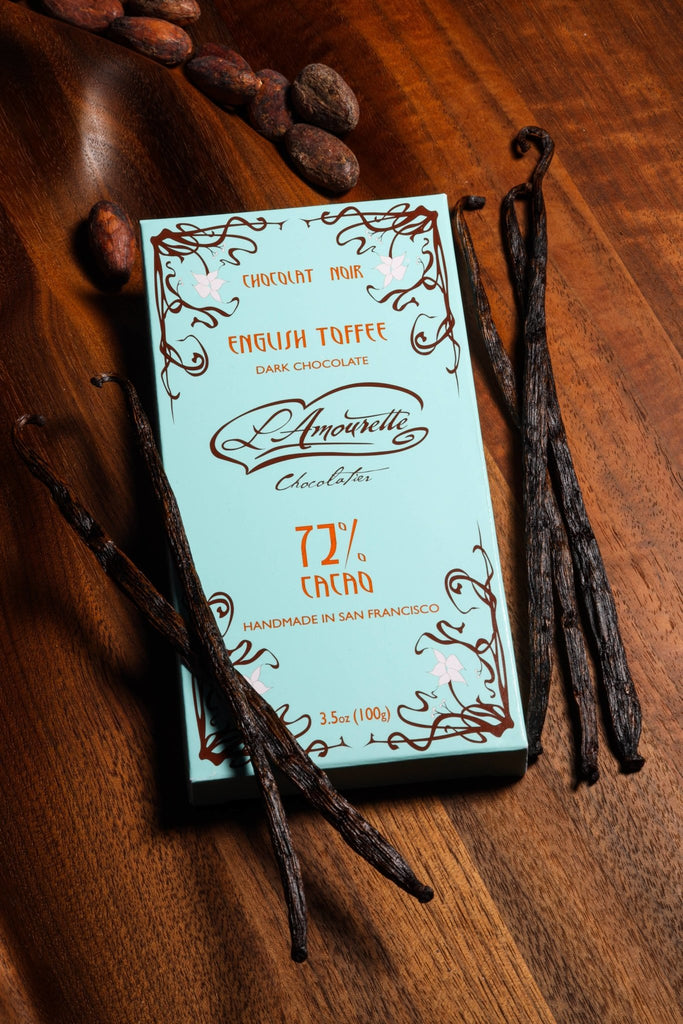 72% Dark Chocolate with English Toffee - The Regal Find