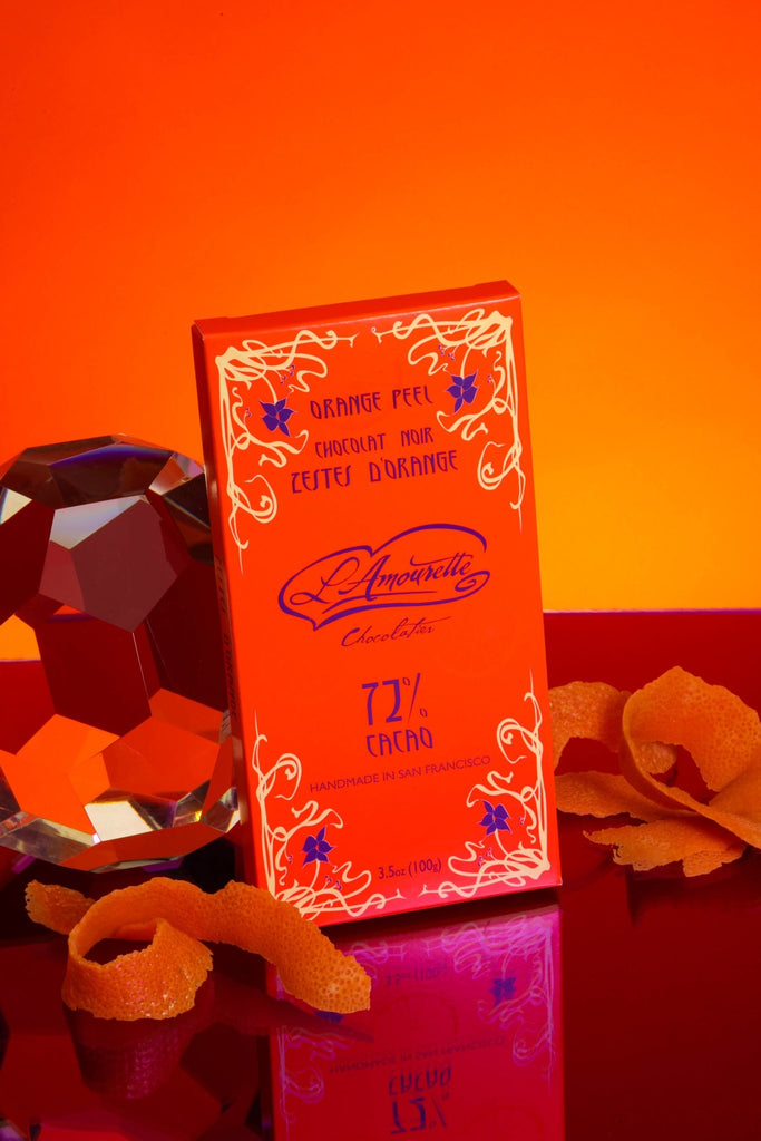72% Dark Chocolate with Orange Peel (Natural) - The Regal Find
