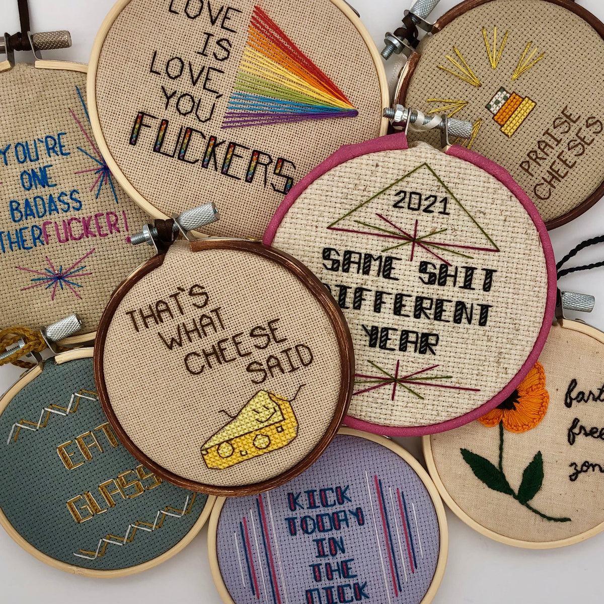 3-4" Hoop Embroidery