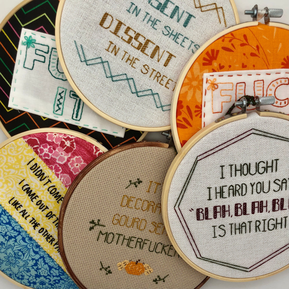 6" Hoop Embroidery