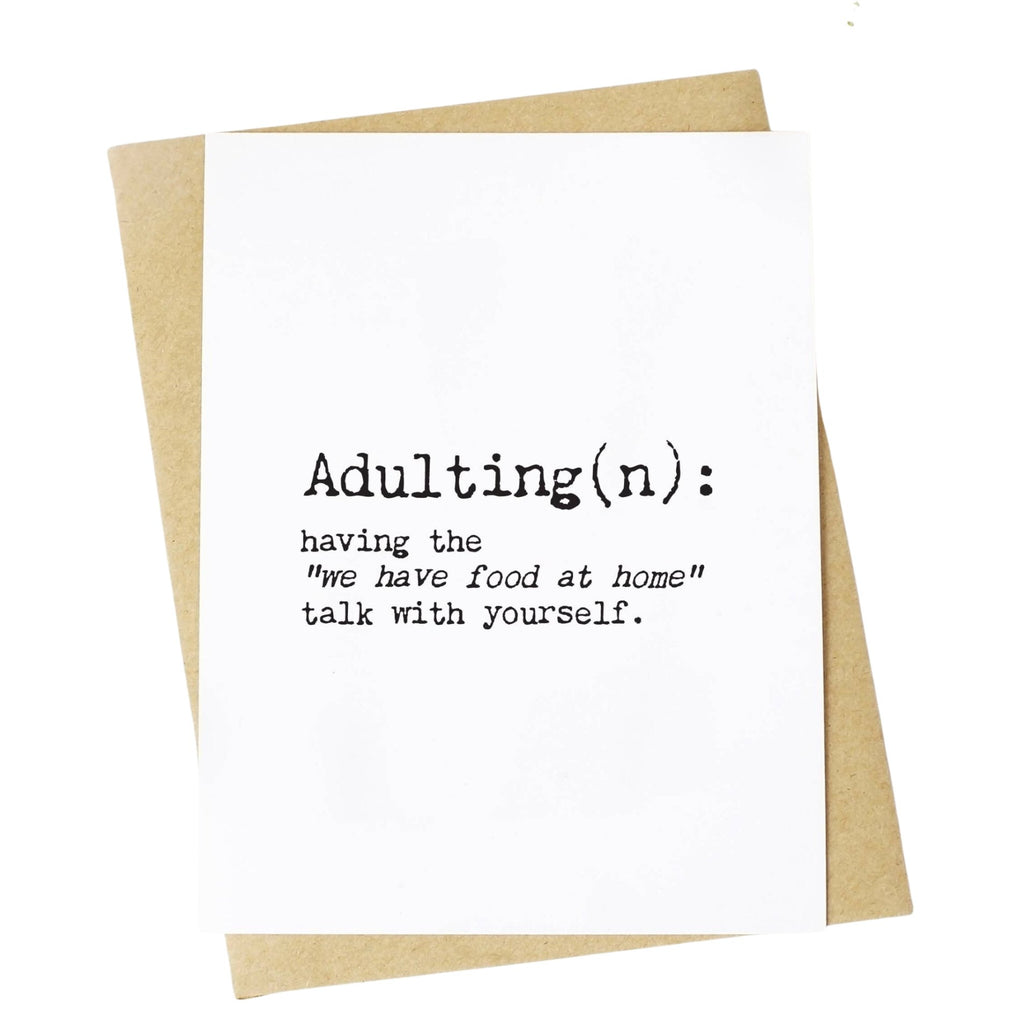 "Adulting" Greeting Card - The Regal Find