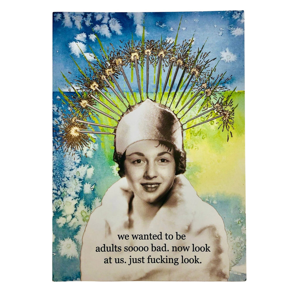 Adults So Bad Greeting Card - The Regal Find