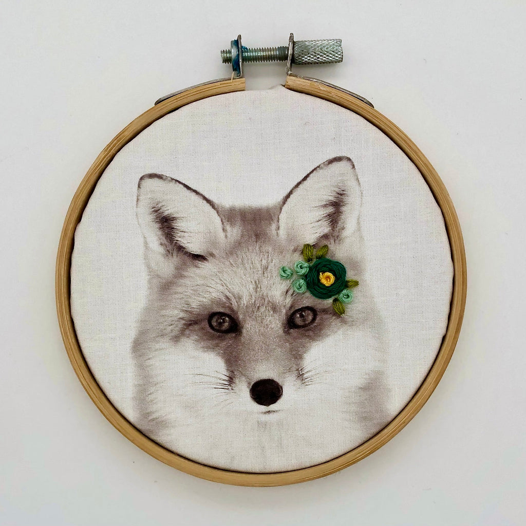 Animal Embroidery Hoop, 4 inch - The Regal Find