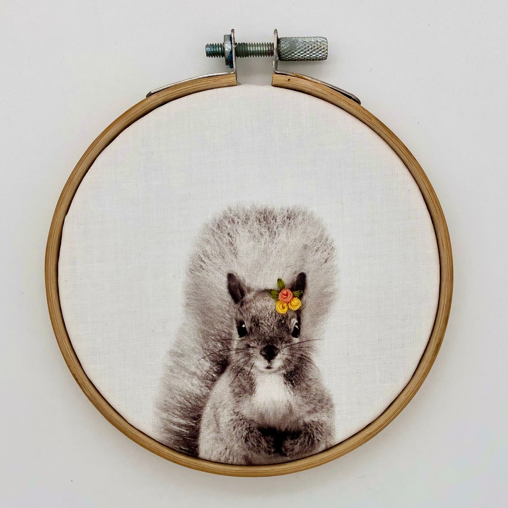 Animal Embroidery Hoop, 4 inch