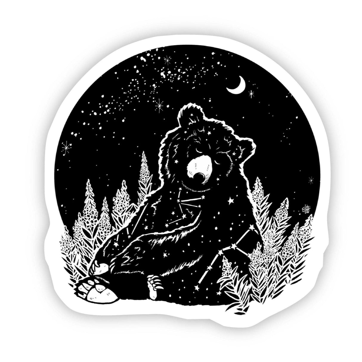 Bear Night Sticker - The Regal Find