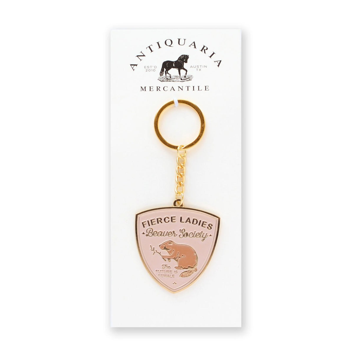 Beaver Society Keychain - The Regal Find