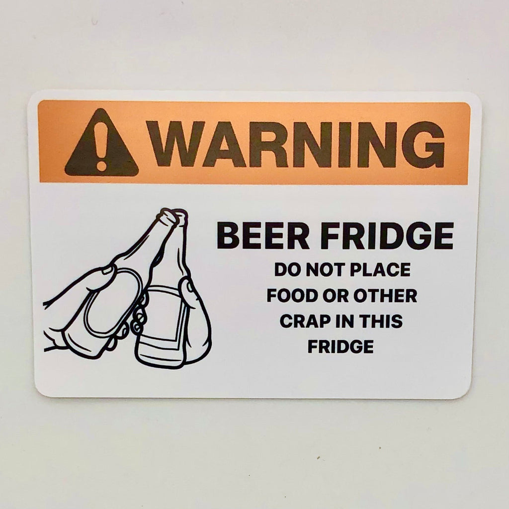 Beer Fridge Sticker - The Regal Find