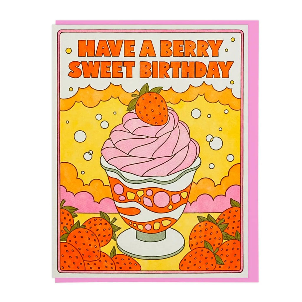 Berry Sweet Birthday Card - The Regal Find