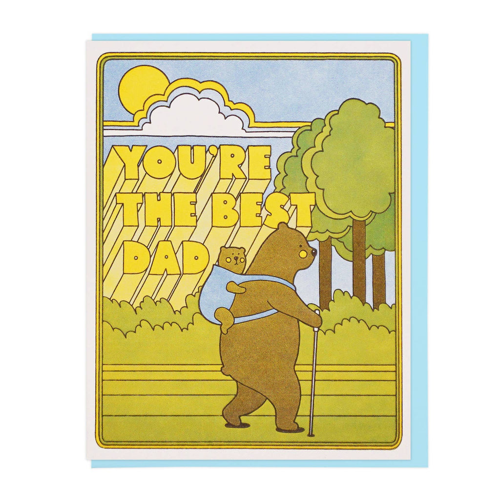 Best Dad Hiking Bears Card - The Regal Find
