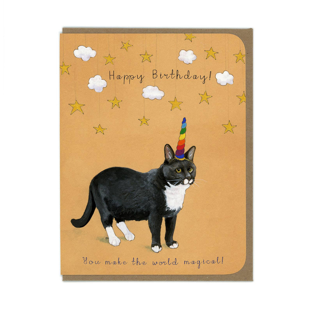 BIRTHDAY Cat Unicorn - Greeting Card - The Regal Find