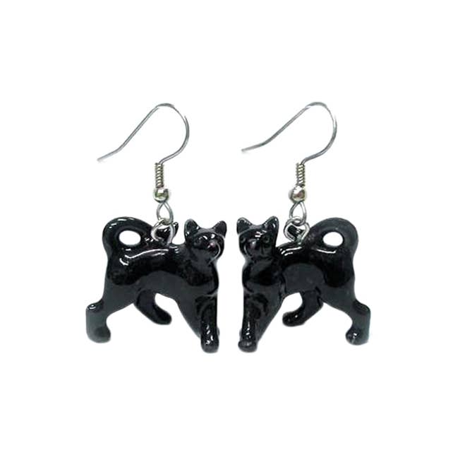 Black Cat Earrings - The Regal Find