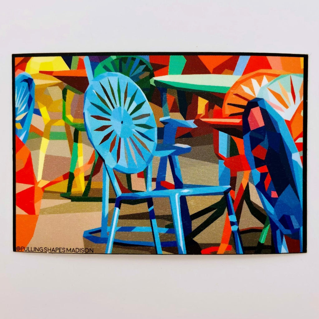 Blue Chair Postcard - The Regal Find