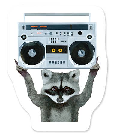 Boombox Raccoon - The Regal Find
