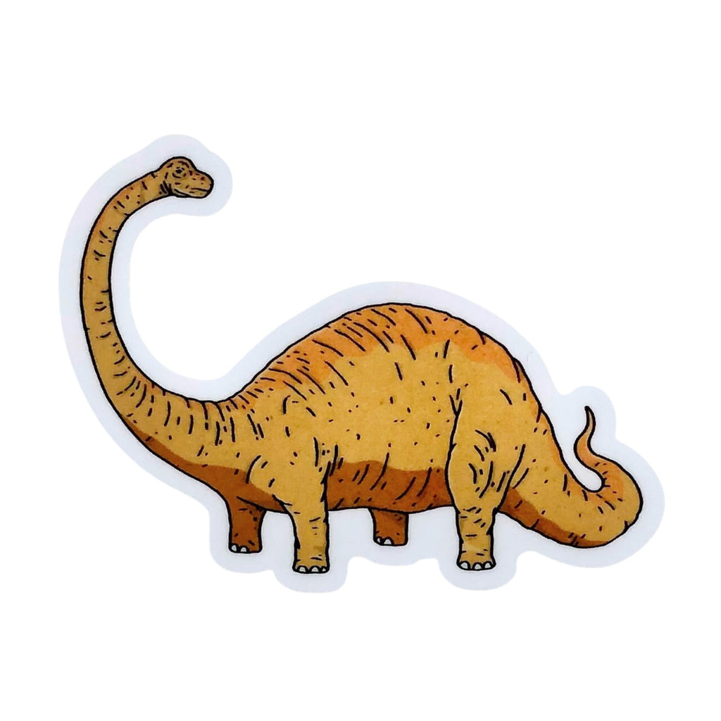Brontosaurus Dinosaur Sticker - The Regal Find