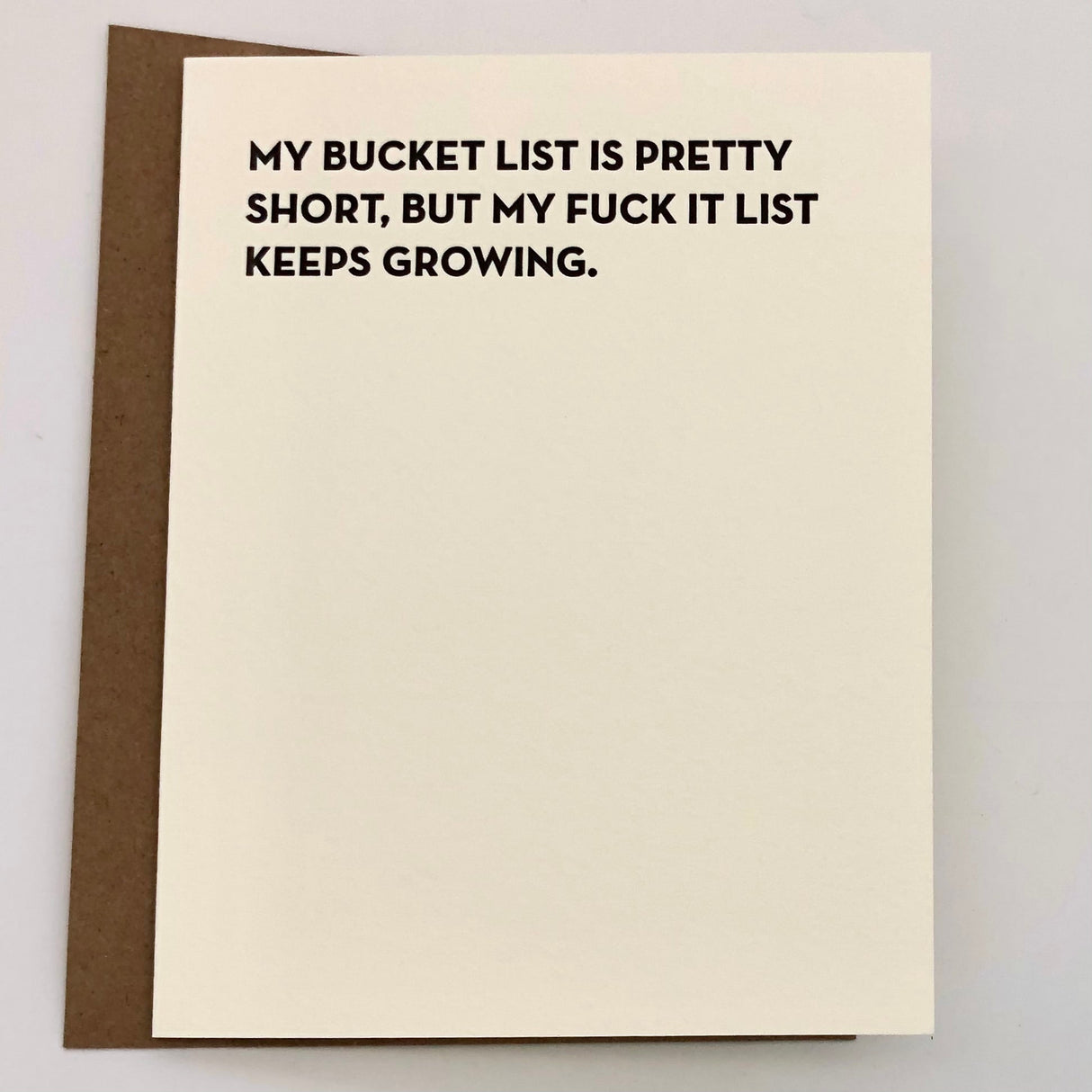 Bucket List Card - The Regal Find