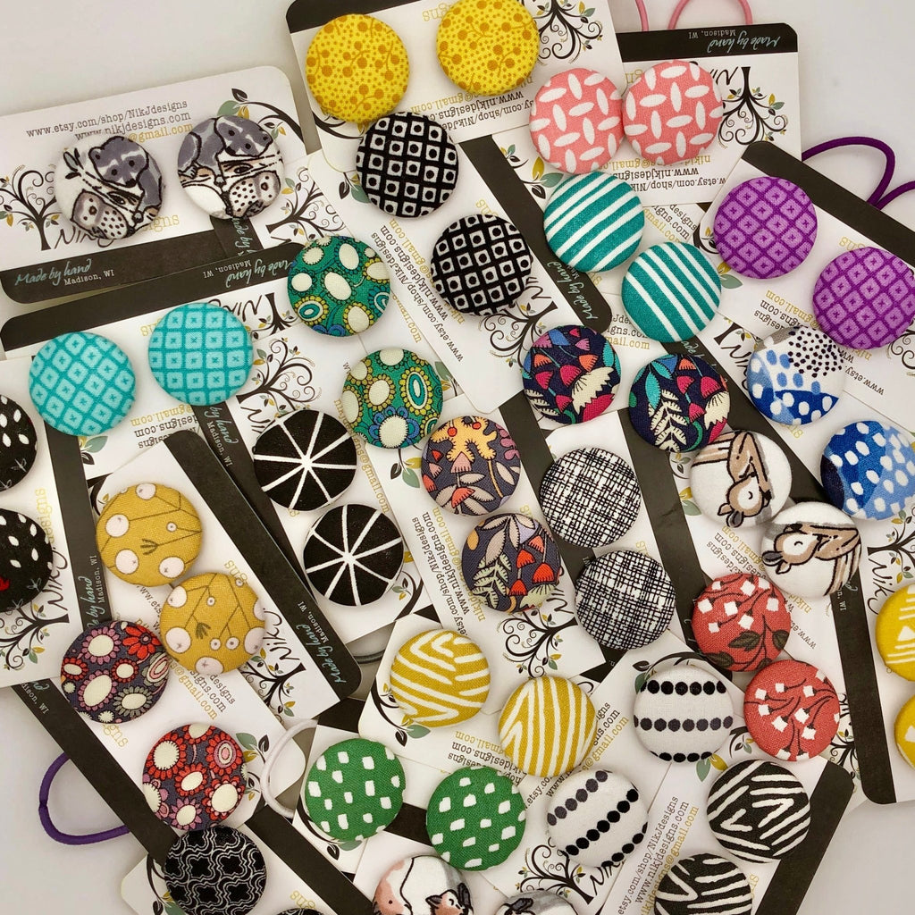 Button Hair Ties - The Regal Find