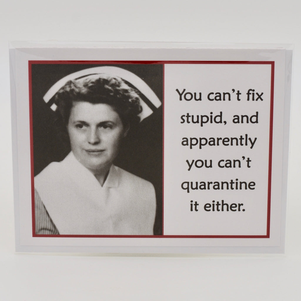 Can't Quarantine Stupid Card - The Regal Find