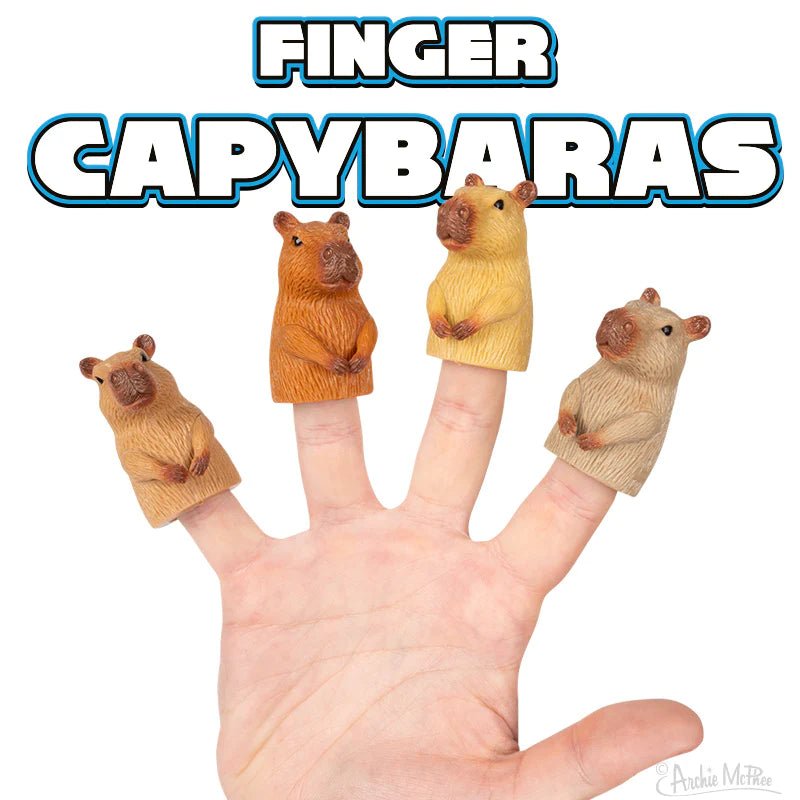 Capybara Finger Puppet - The Regal Find